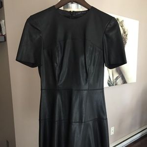 Zara Dress Faux Leather